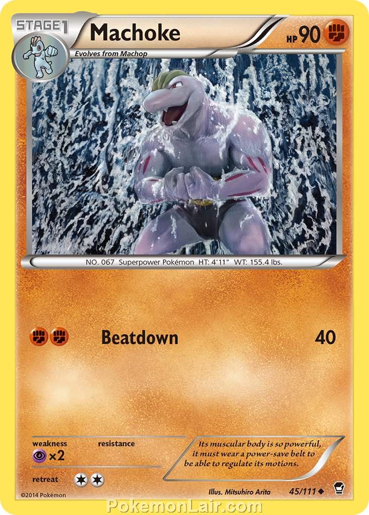 2014 Pokemon Trading Card Game Furious Fists Price List – 45 Machoke