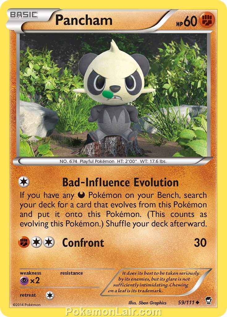 2014 Pokemon Trading Card Game Furious Fists Price List – 59 Pancham