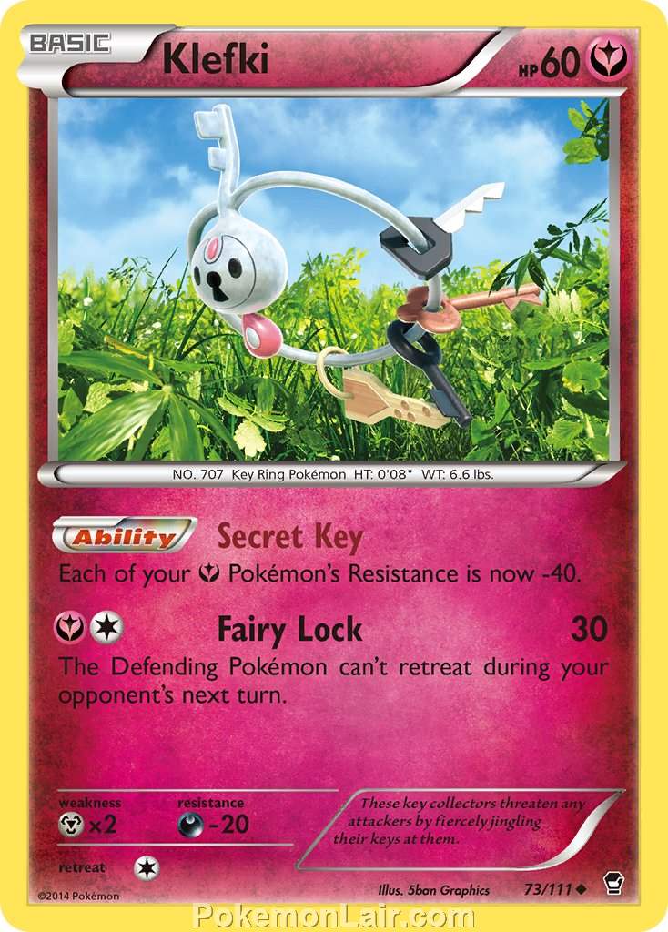 2014 Pokemon Trading Card Game Furious Fists Price List – 73 Klefki