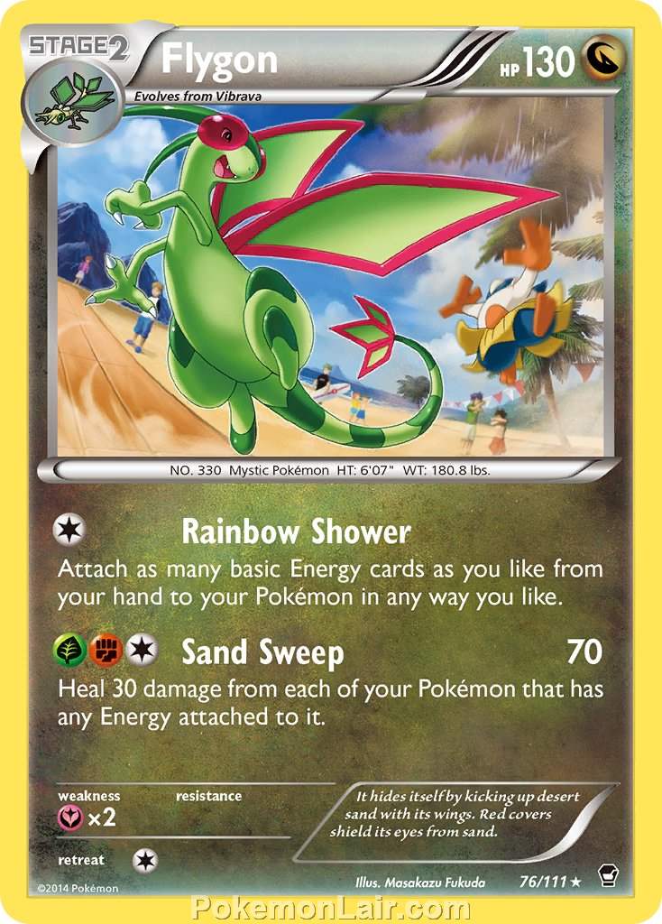 2014 Pokemon Trading Card Game Furious Fists Price List – 76 Flygon