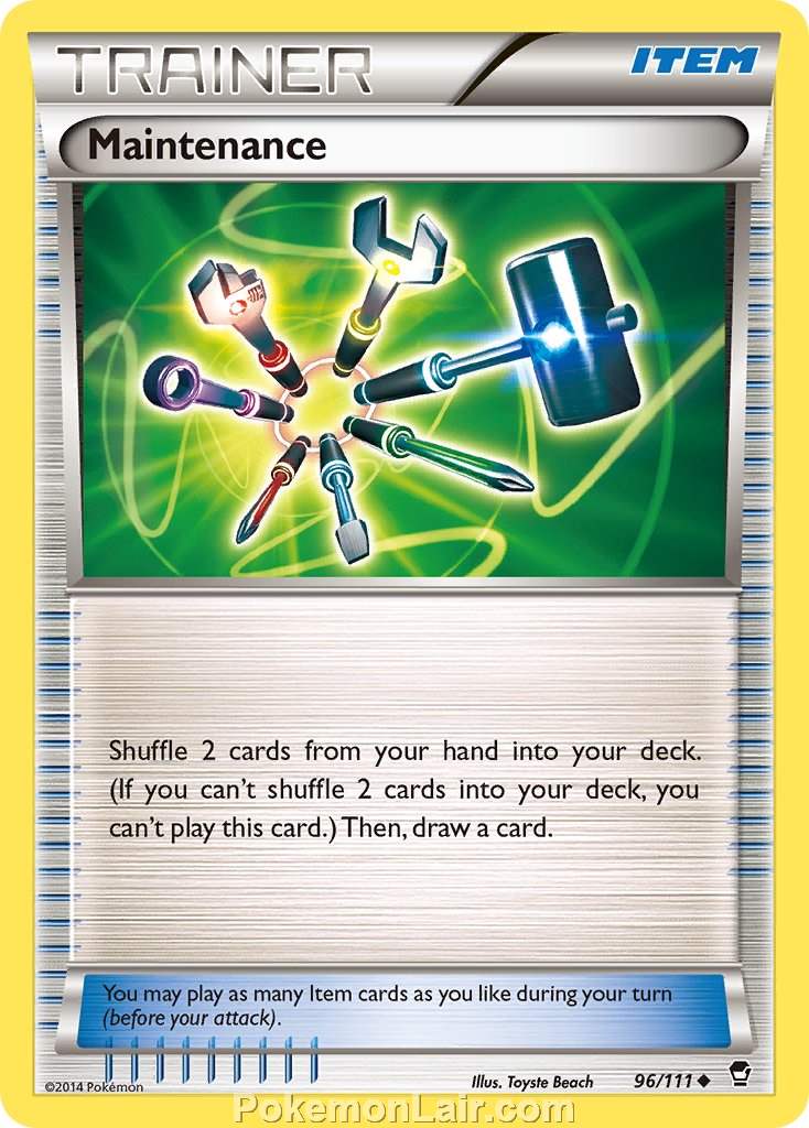 2014 Pokemon Trading Card Game Furious Fists Price List – 96 Maintenance