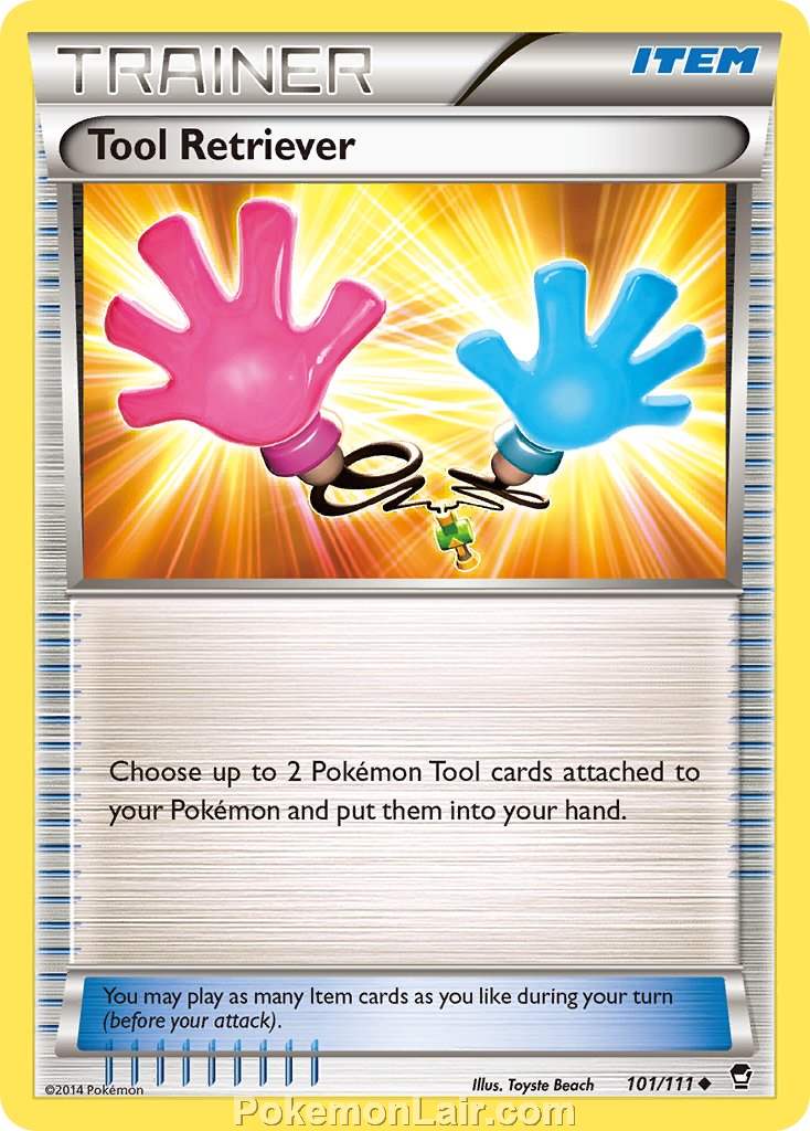 2014 Pokemon Trading Card Game Furious Fists Set – 101 Tool Retriever