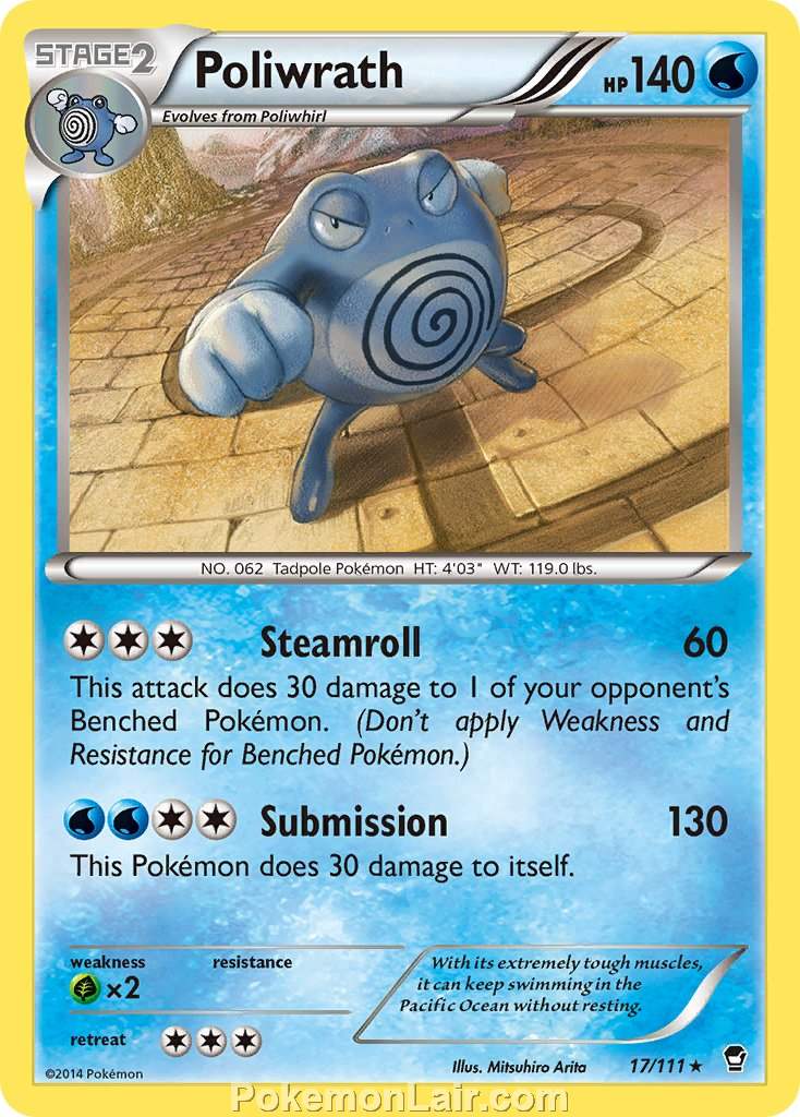 2014 Pokemon Trading Card Game Furious Fists Set – 17 Poliwrath