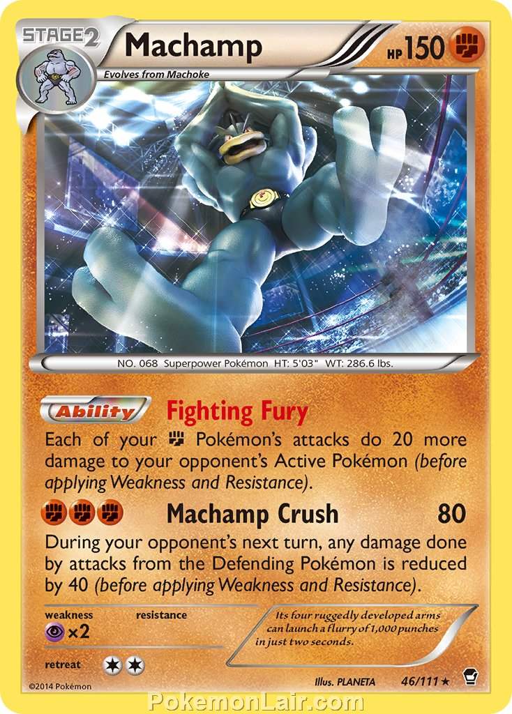 2014 Pokemon Trading Card Game Furious Fists Set – 46 Machamp