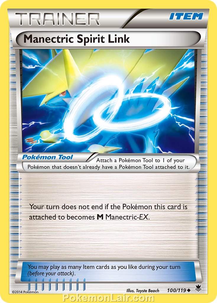 2014 Pokemon Trading Card Game Phantom Forces Price List – 100 Manectric Spirit Link