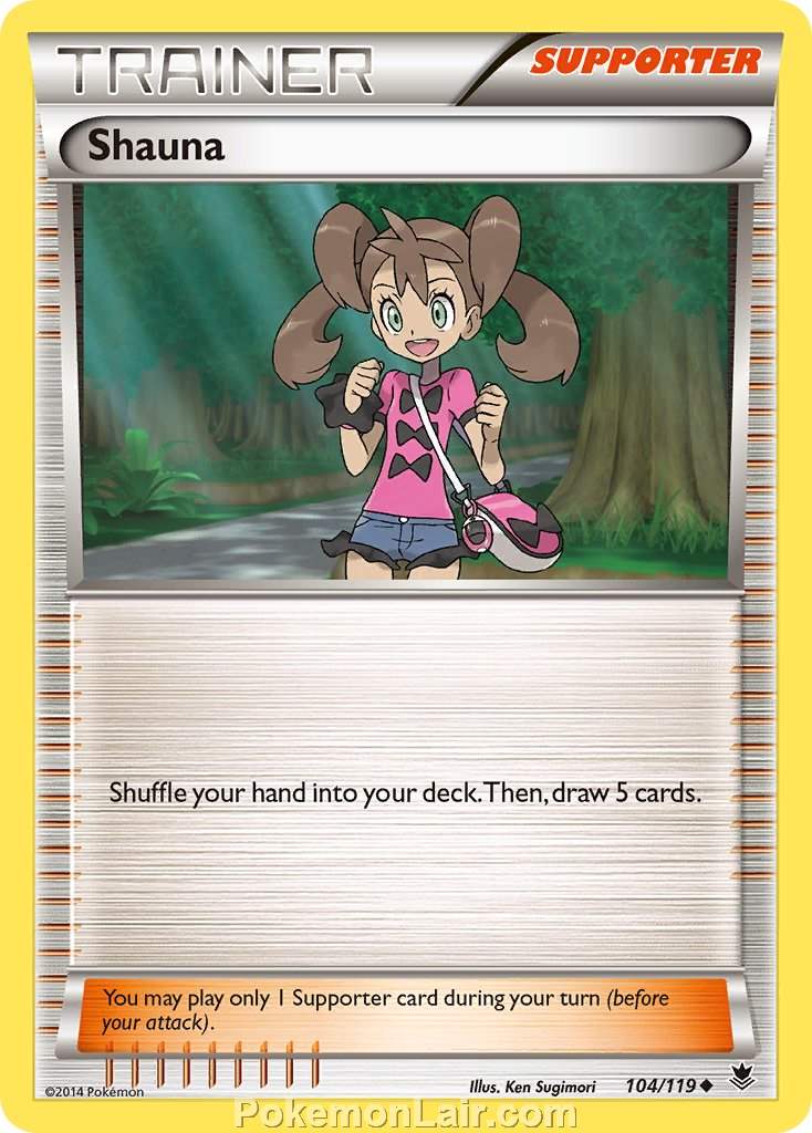 2014 Pokemon Trading Card Game Phantom Forces Price List – 104 Shauna