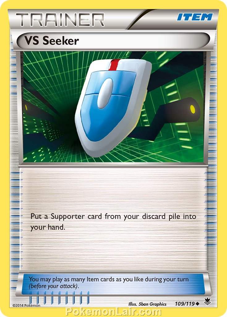 2014 Pokemon Trading Card Game Phantom Forces Price List – 109 VS Seeker