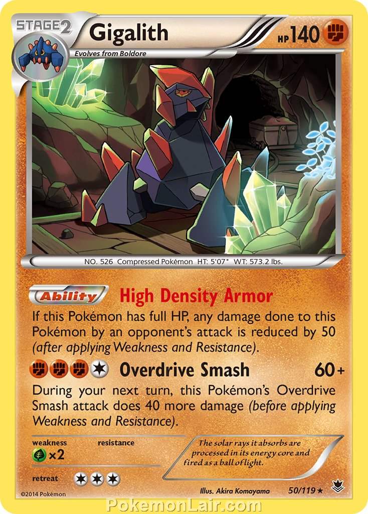 2014 Pokemon Trading Card Game Phantom Forces Price List – 50 Gigalith