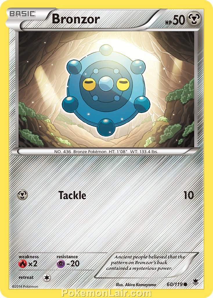 2014 Pokemon Trading Card Game Phantom Forces Price List – 60 Bronzor