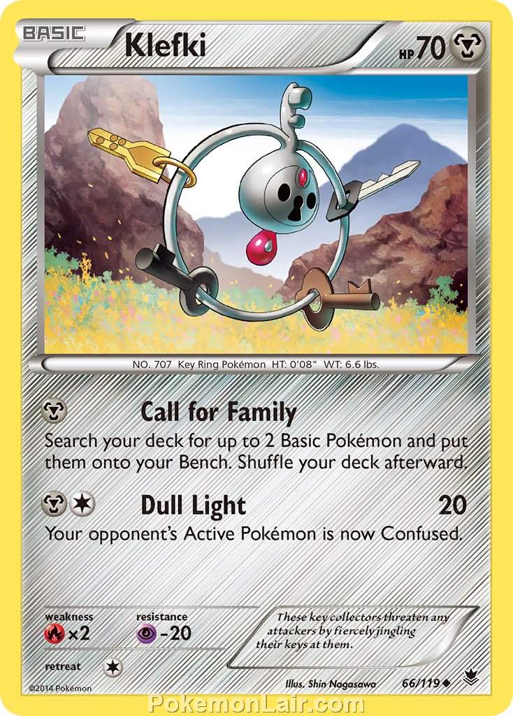 2014 Pokemon Trading Card Game Phantom Forces Price List – 66 Klefki