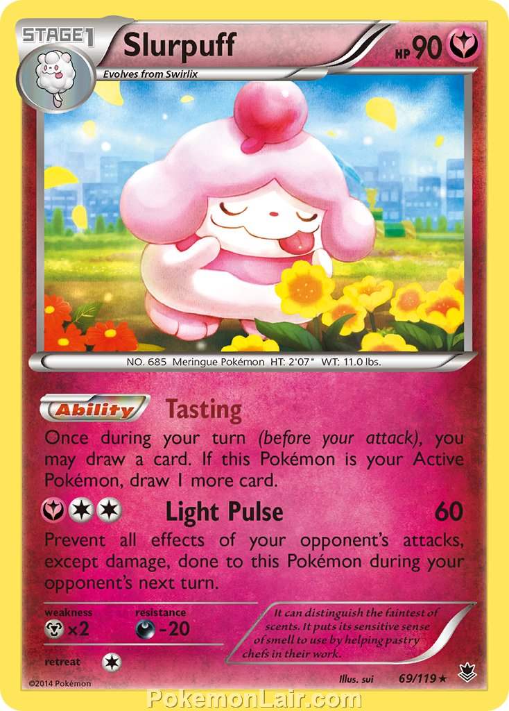 2014 Pokemon Trading Card Game Phantom Forces Price List – 69 Slurpuff