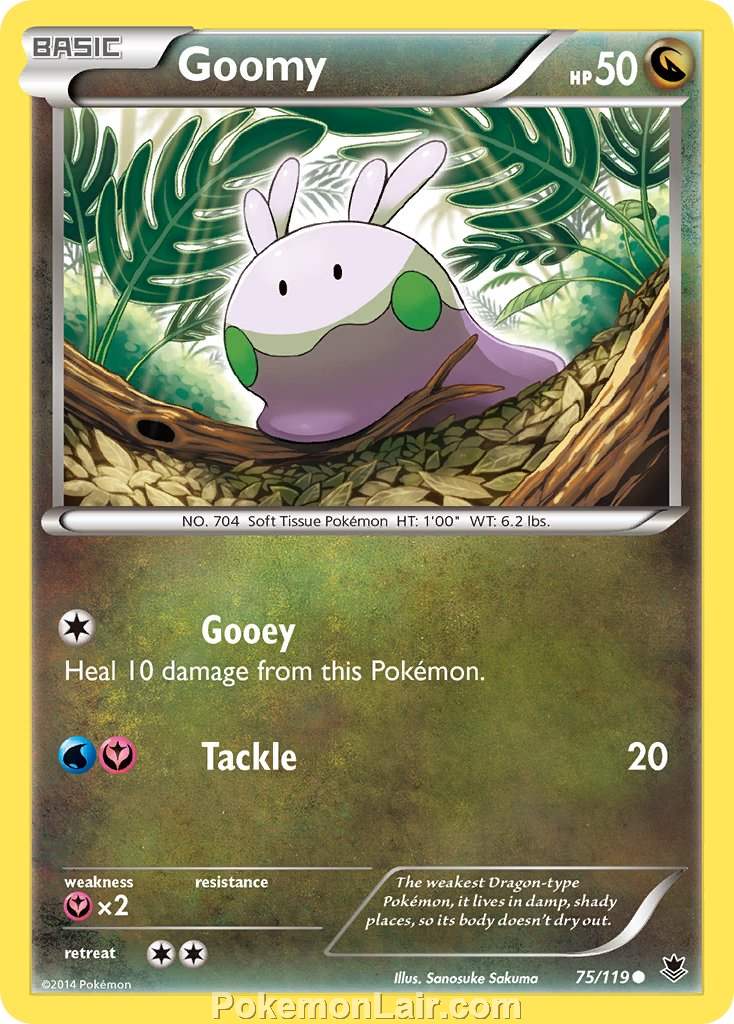 2014 Pokemon Trading Card Game Phantom Forces Price List – 75 Goomy