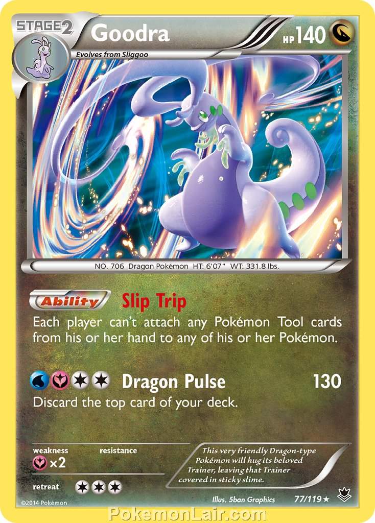 2014 Pokemon Trading Card Game Phantom Forces Price List – 77 Goodra