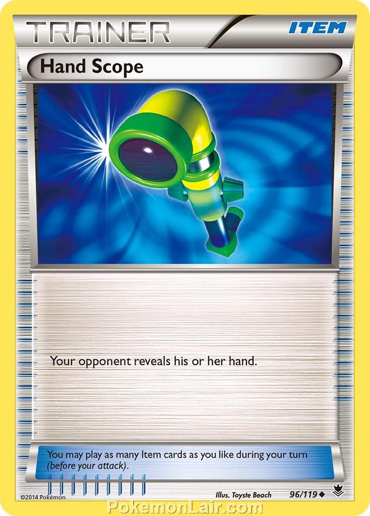 2014 Pokemon Trading Card Game Phantom Forces Set – 96 Hand Scope