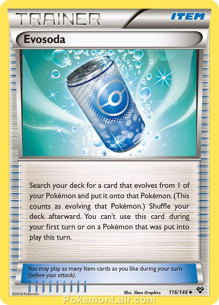 2014 Pokemon Trading Card Game XY Price List – 116 Evosoda