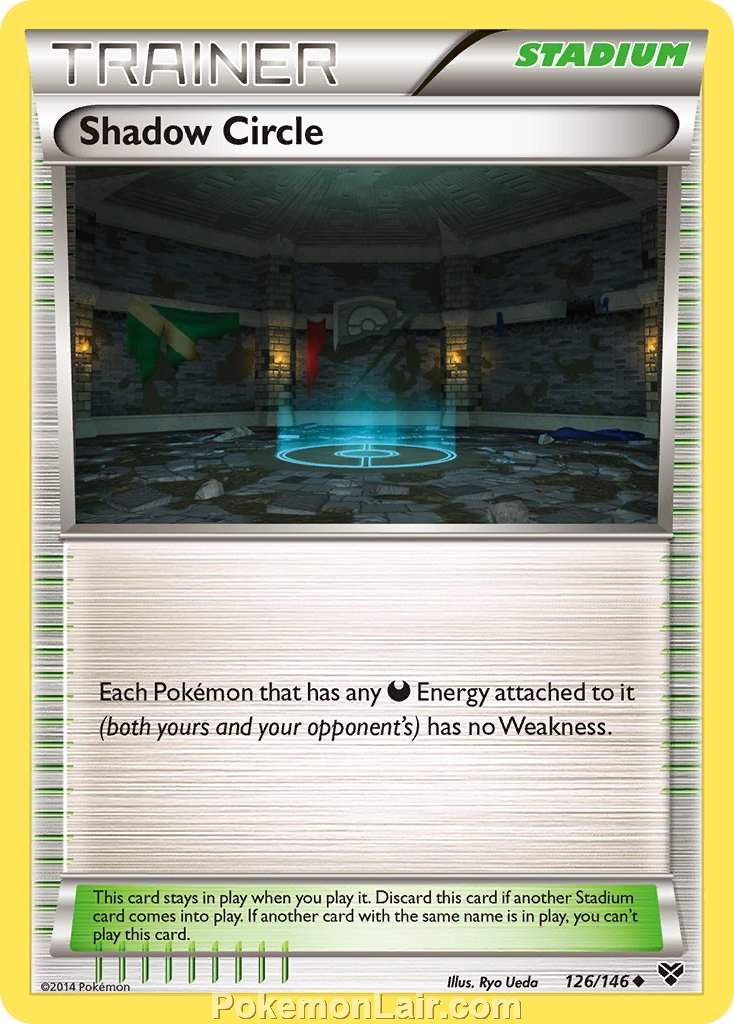 2014 Pokemon Trading Card Game XY Price List – 126 Shadow Circle