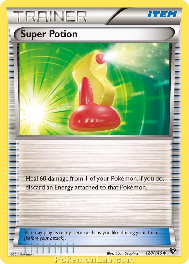 2014 Pokemon Trading Card Game XY Price List – 128 Super Potion