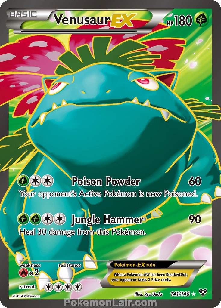 2014 Pokemon Trading Card Game XY Price List – 141 Venusaur EX