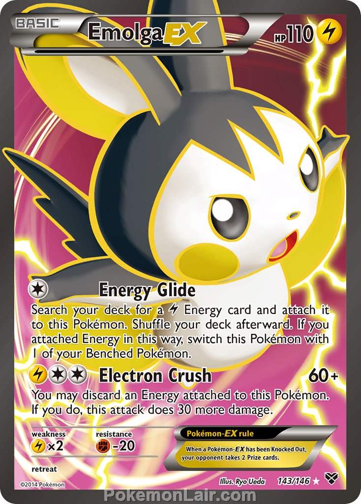 2014 Pokemon Trading Card Game XY Price List – 143 Emolga EX