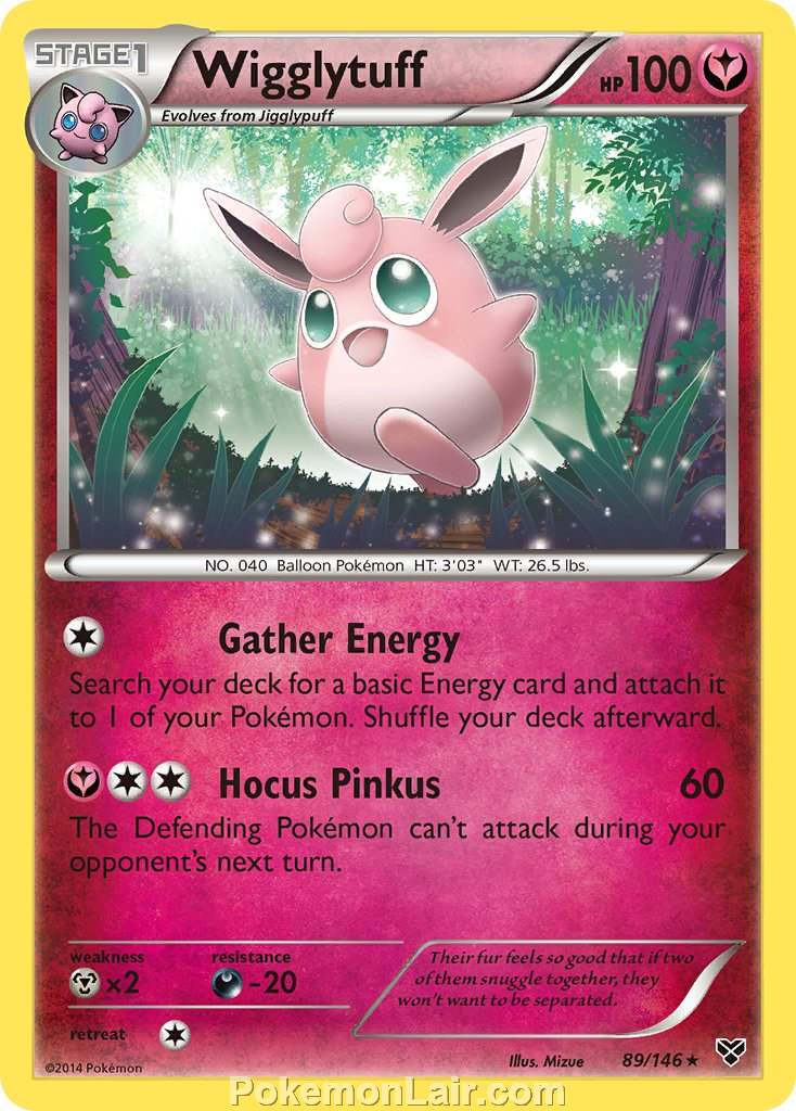 2014 Pokemon Trading Card Game XY Price List – 89 Wigglytuff