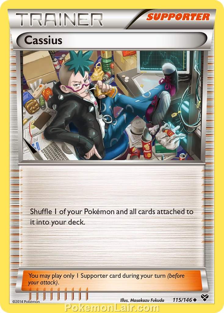 2014 Pokemon Trading Card Game XY Set – 115 Cassius