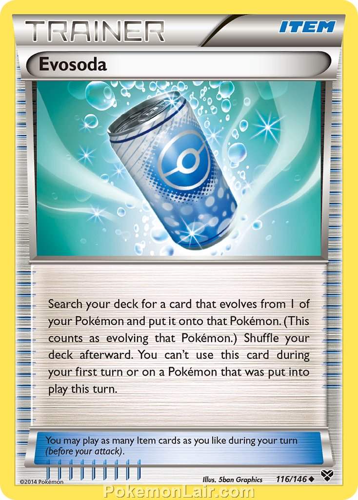 2014 Pokemon Trading Card Game XY Set – 116 Evosoda