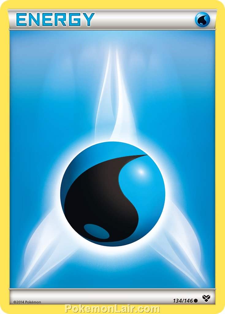 2014 Pokemon Trading Card Game XY Set – 134 Water Energy
