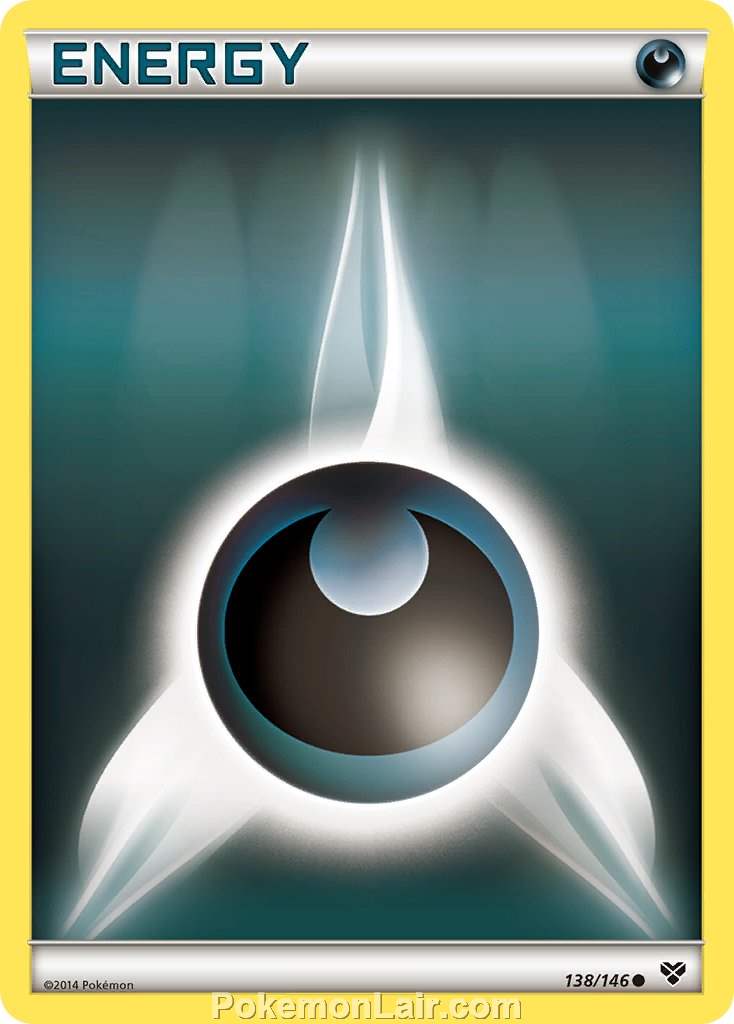 2014 Pokemon Trading Card Game XY Set – 138 Darkness Energy