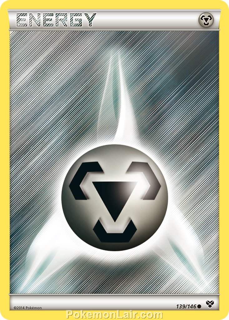 2014 Pokemon Trading Card Game XY Set – 139 Metal Energy