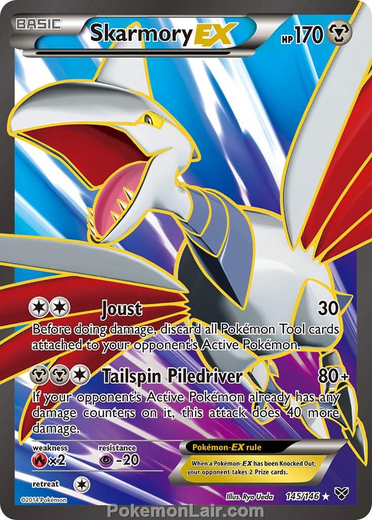 2014 Pokemon Trading Card Game XY Set – 145 Skarmory EX