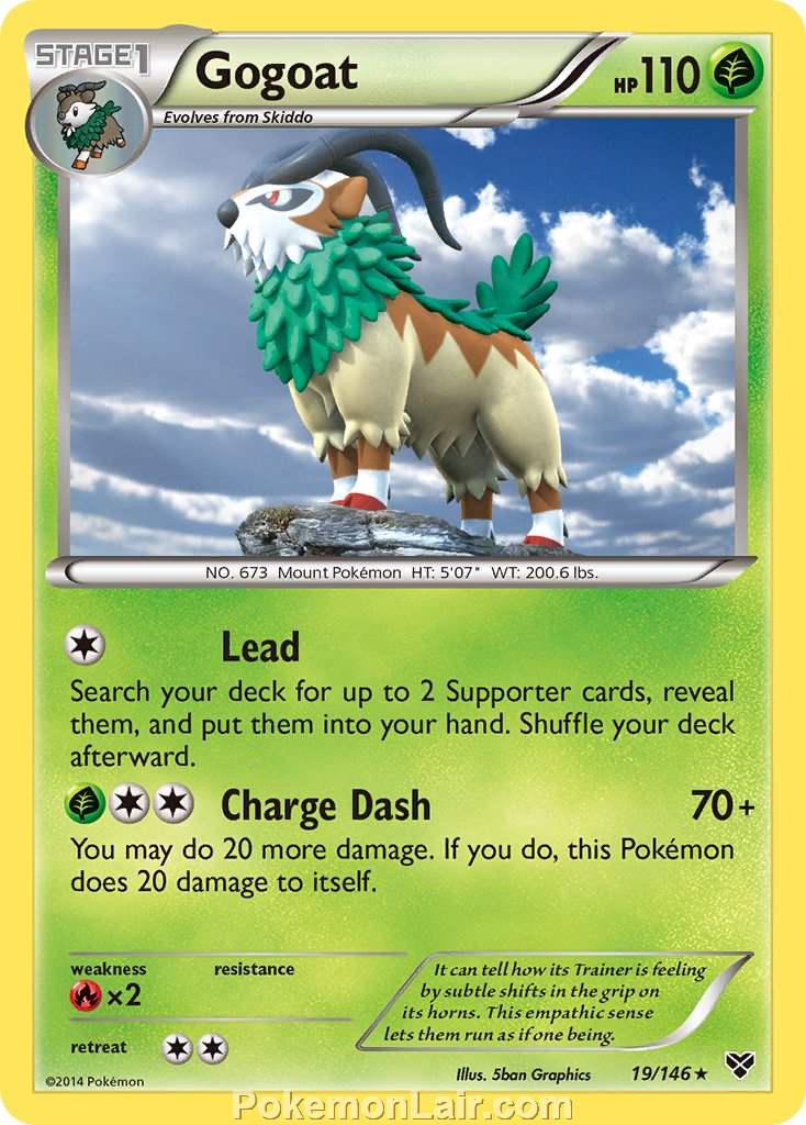 2014 Pokemon Trading Card Game XY Set – 19 Gogoat