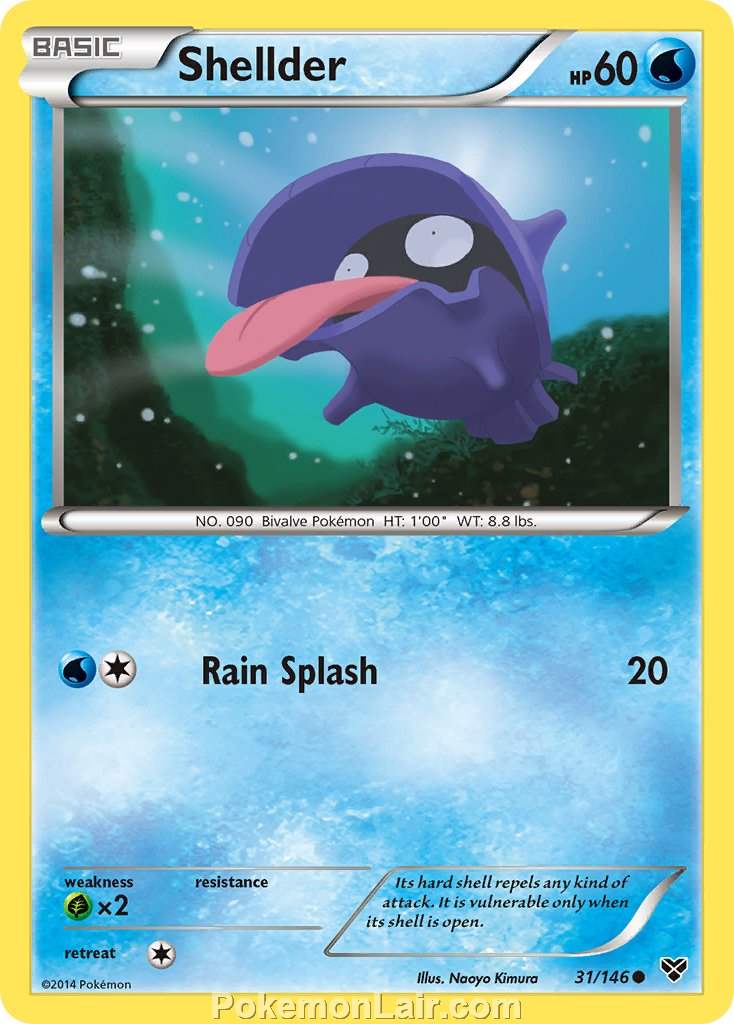 2014 Pokemon Trading Card Game XY Set – 31 Shellder