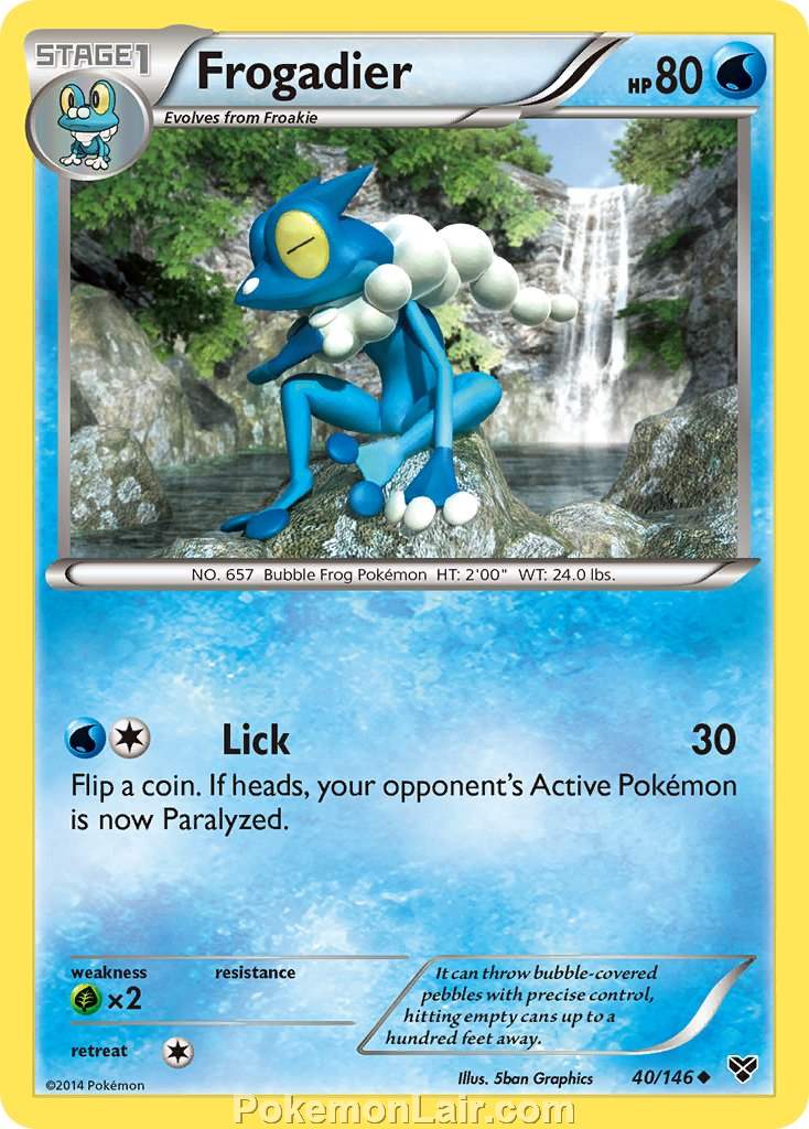 2014 Pokemon Trading Card Game XY Set – 40 Frogadier