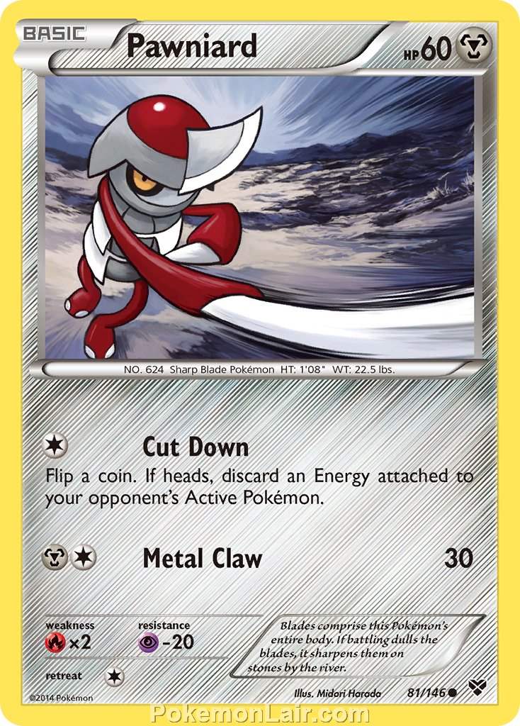 2014 Pokemon Trading Card Game XY Set – 81 Pawniard