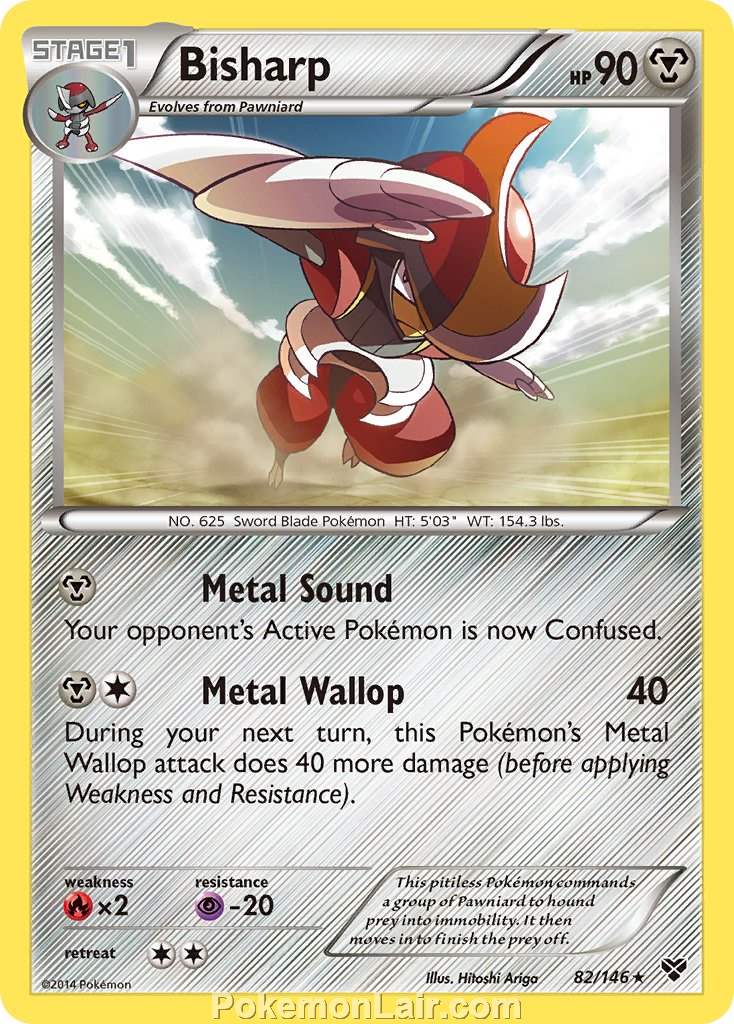 2014 Pokemon Trading Card Game XY Set – 82 Bisharp