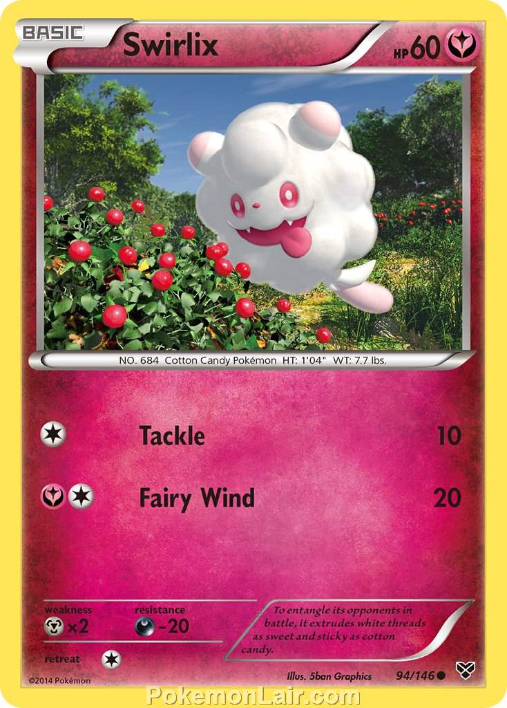 2014 Pokemon Trading Card Game XY Set – 94 Swirlix