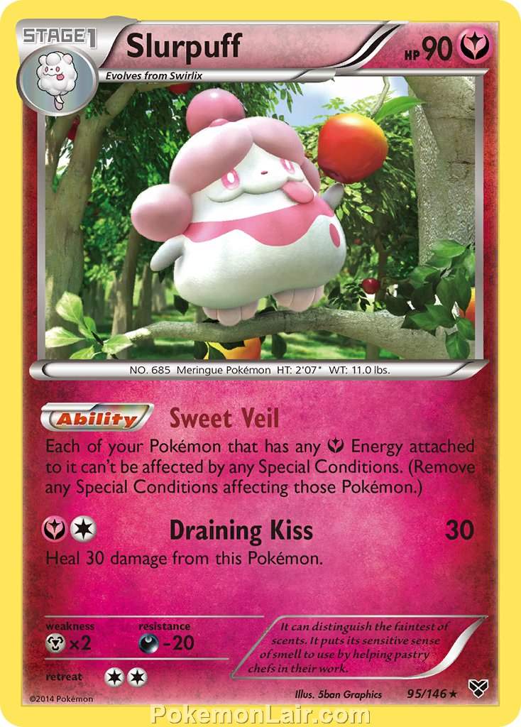 2014 Pokemon Trading Card Game XY Set – 95 Slurpuff