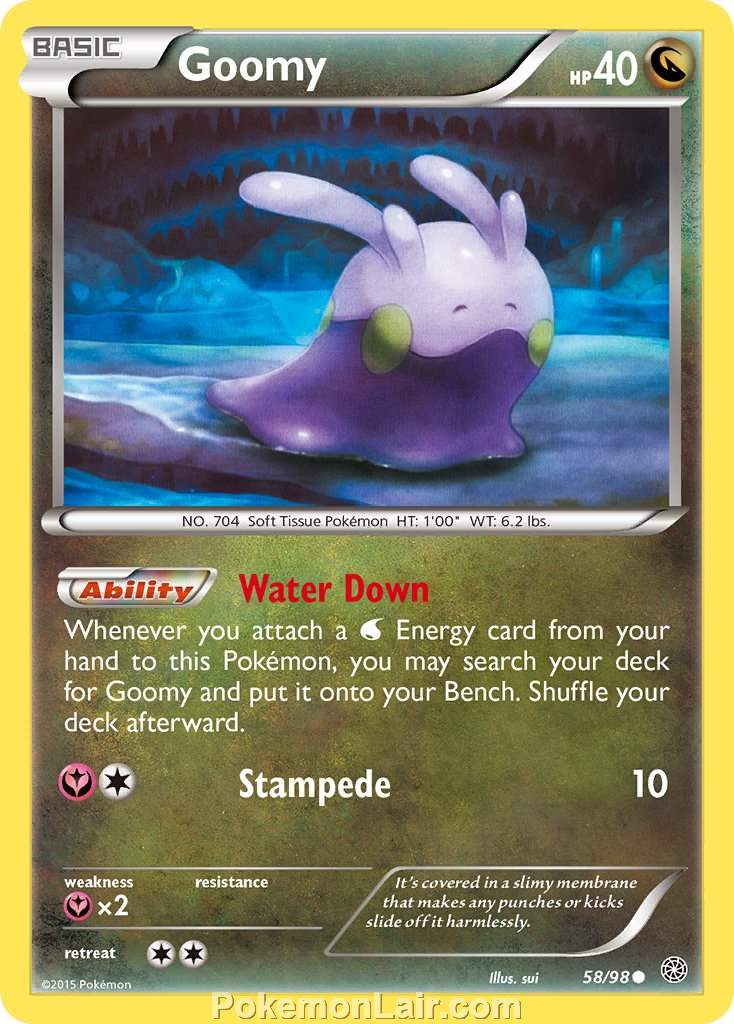 2015 Pokemon Trading Card Game Ancient Origins Price List – 58 Goomy