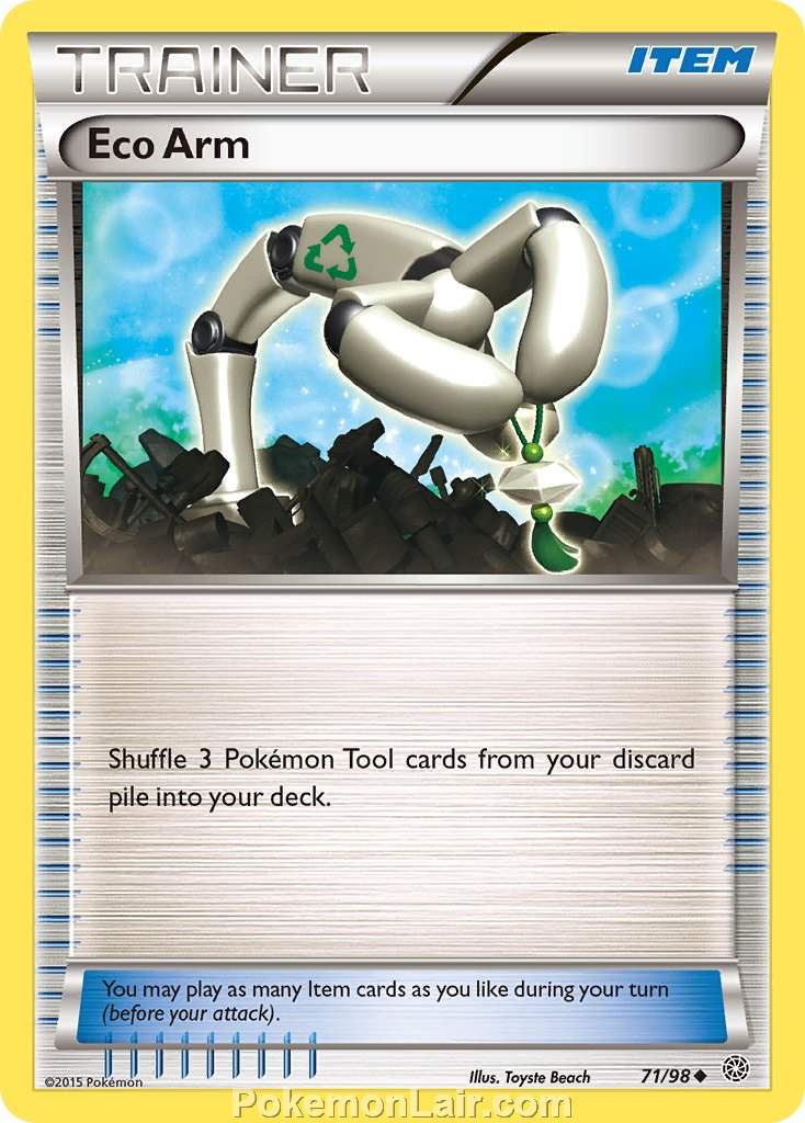 2015 Pokemon Trading Card Game Ancient Origins Price List – 71 Eco Arm