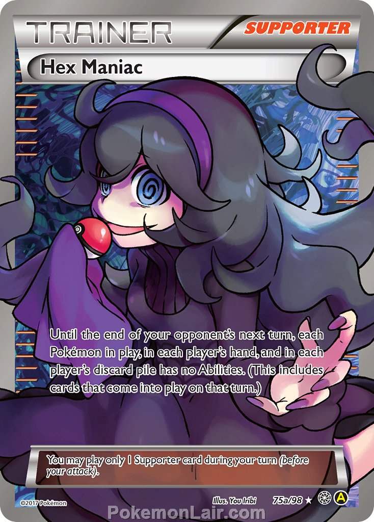 2015 Pokemon Trading Card Game Ancient Origins Price List – 75a Hex Maniac