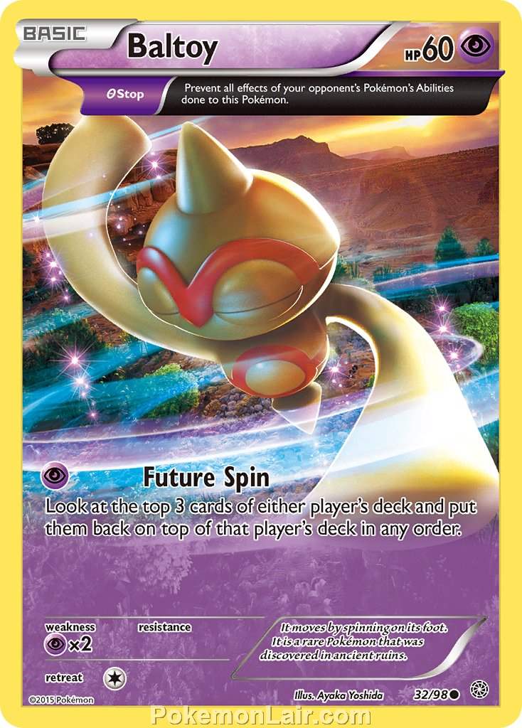 2015 Pokemon Trading Card Game Ancient Origins Set – 32 Baltoy