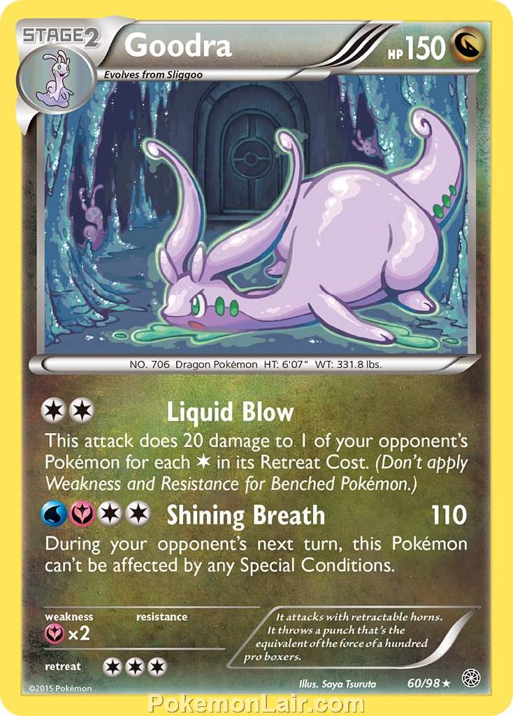 2015 Pokemon Trading Card Game Ancient Origins Set – 60 Goodra