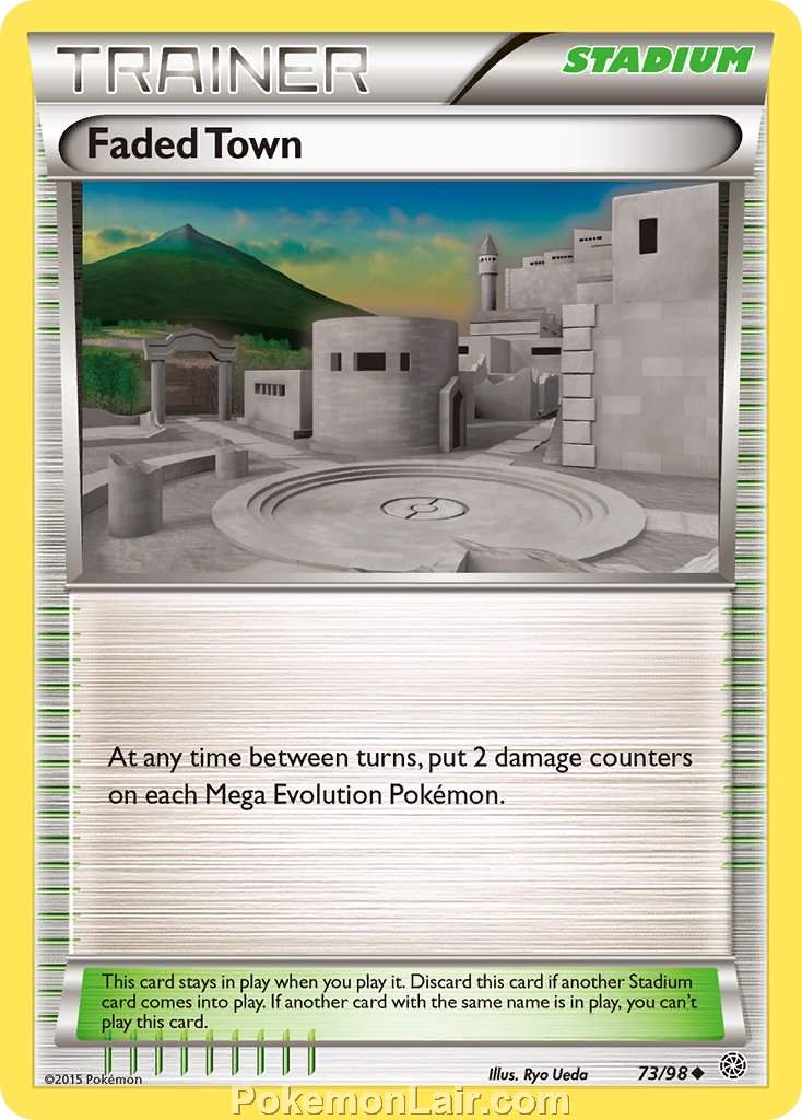 2015 Pokemon Trading Card Game Ancient Origins Set – 73 Faded Town