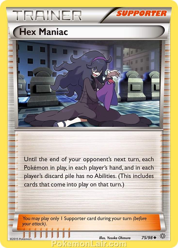 2015 Pokemon Trading Card Game Ancient Origins Set – 75 Hex Maniac