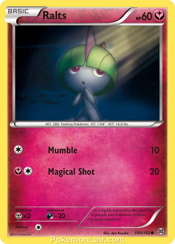 2015 Pokemon Trading Card Game BREAKthrough Price List – 100 Ralts