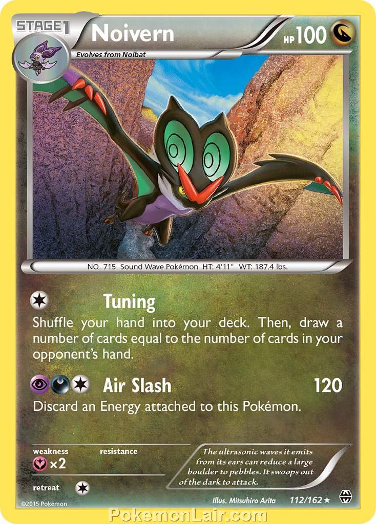 2015 Pokemon Trading Card Game BREAKthrough Price List – 112 Noivern