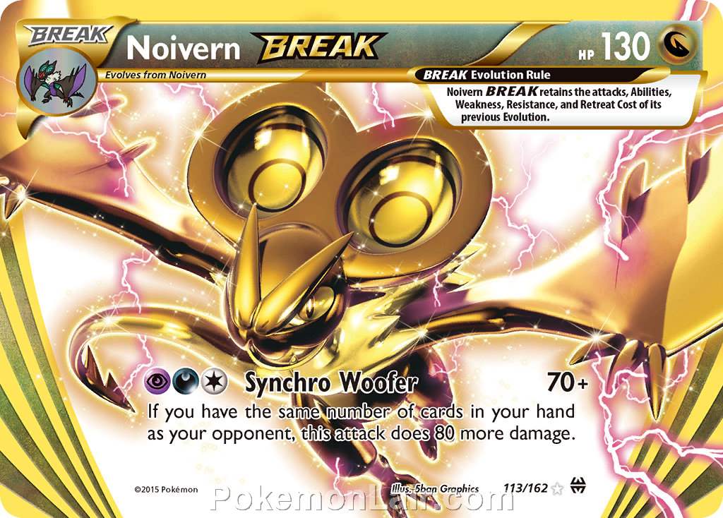 2015 Pokemon Trading Card Game BREAKthrough Price List – 113 Noivern Break