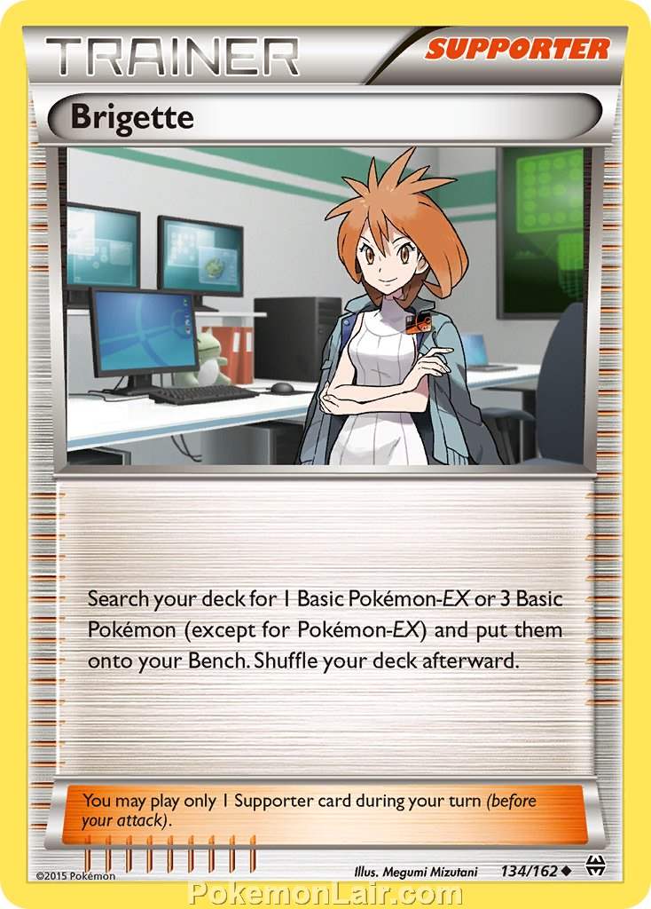 2015 Pokemon Trading Card Game BREAKthrough Price List – 134 Brigette