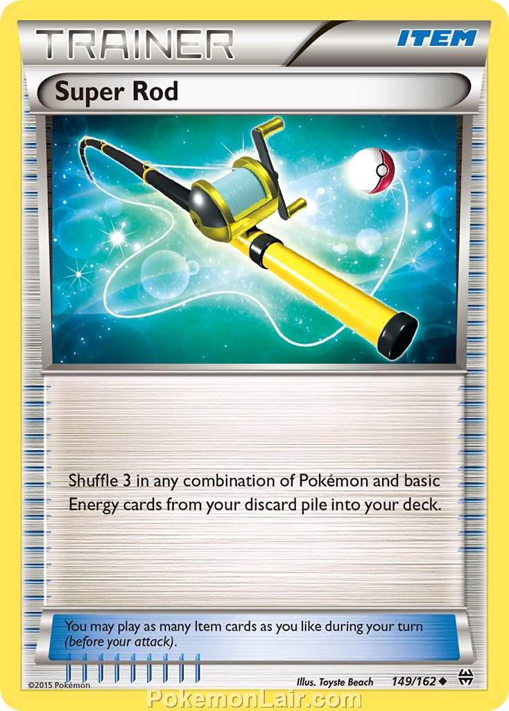 2015 Pokemon Trading Card Game BREAKthrough Price List – 149 Super Rod