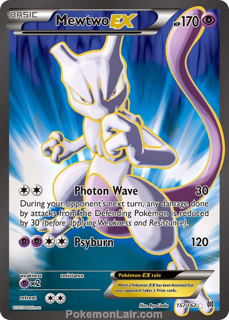 2015 Pokemon Trading Card Game BREAKthrough Price List – 157 Mewtwo EX